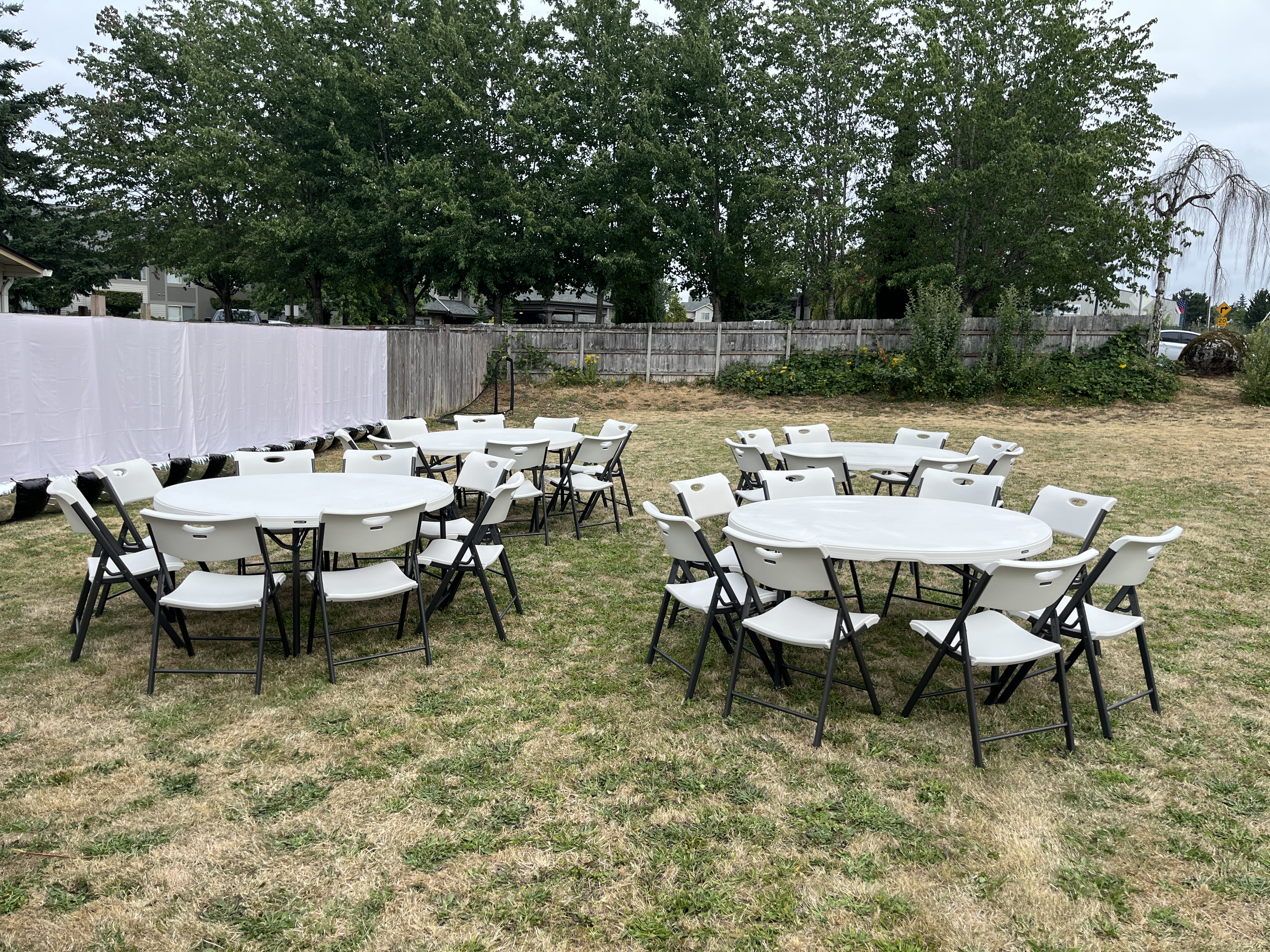 Bunny's Party Rental event setup 5